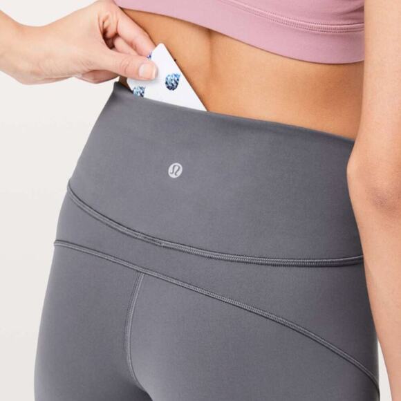 Lululemon In Movement 7/8 Tight in Titanium - Picture 3 of 9